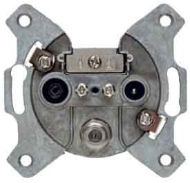 Preisvergleich Produktbild Hager – Mechanismus Steckdose zusätzliche Ausgabekapazität SAT Antennen Schritt