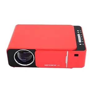 DTC T6 Android Smart Projector Support 1080p 4K Full HD Multimedia Home Theatre 3500 lumens 1280x720p Native Resolution connectivity Support USB, Wi-Fi, Bluetooth, and New HDMI Out Feature (RED)