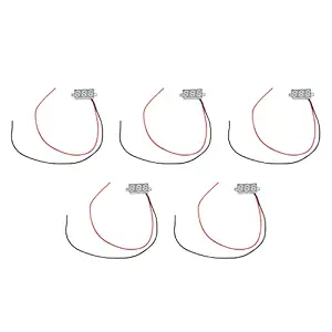 Hydraulic Pneumatic Tool Accessories- 5 PCS 2. 4-30V 2- Wire Digital LED Car Voltmeters Voltage Gauges for Car Motorcycle ATV RV