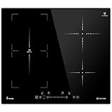 SLIDER: Einfach mit dem Finger über den Slider des Bedienfeldes wischen, um die Heizintensität der Kochfelder zu erhöhen oder zu senken.