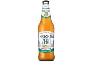 GENERIC Thatchers Zero | Alcohol Free Cider | 0.0% ABV | 12 x 500ml Bottles | Vegan | Gluten Free