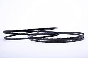 Encut - Set di 2 lame per sega a nastro ad alte prestazioni, 1490 x 10 x 0,65 mm, in acciaio per utensili, 14 tpi