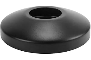 PEPTE 32mm Acciaio Finitura Nera Colletto Buco Lavello Bacino Sifone Scarico Copertina