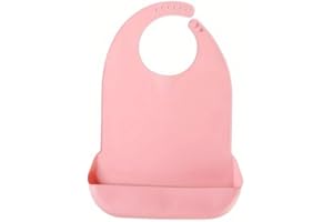 ShopINess Bavaglio protettivo in silicone per adulti e anziani con tasca contenitore