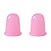 Produktbild Hosaire 2 Pcs Schröpftherapie Vakuum Silikon Massage Schröpfen Medical Grade Silikon-für Full Hals Gesicht Körper Massage, Cellulite, Schwangerschaftsstreifen, Silikon,Rose