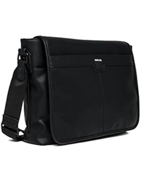 Replay Men's Men's Eco-Leather Black Satchel