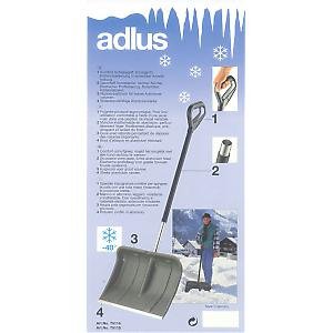 Preisvergleich Produktbild ADLUS Schneeschieber Schneeräumer KST 50 mit Stiel