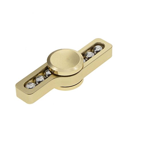 Fidget Spinner Finger Hand Spinner Fidget Focus Ultimate Fidget Speed Spin Aluminum EDC Bearing Toys Gift Brass Stress Reducer Reliever Toys (BallBuster Gold) Fidget Spinner Finger Hand Spinner Fidget Focus Ultimate Fidget Speed Spin Aluminum EDC Bearing Toys Gift Brass Stress Reducer Reliever Toys (BallBuster Gold)