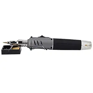 Ignition Gas Soldering Iron, with Automatic Ignition 10 in 1 Gas Soldering Iron, Flame Gun for Hot Air Gun Repair Car