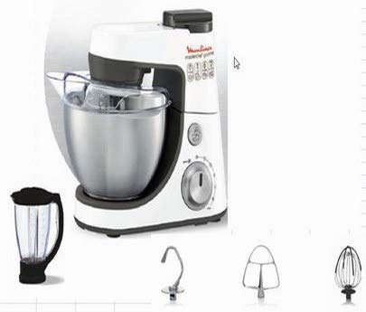 Moulinex - qa4081b1 - Robot multifonctions 4l 900w blanc masterchef gourmet