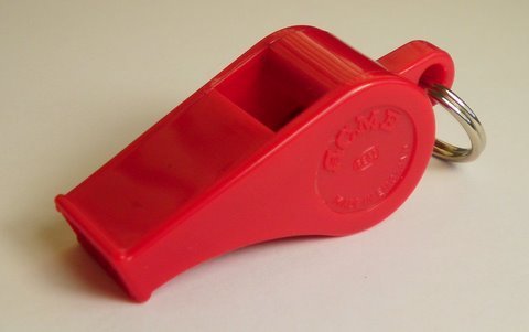 Preisvergleich Produktbild ACME PLASTIC WHISTLE RED