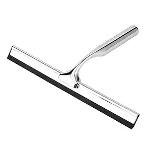 Squeegee Cleaning Tool, Zinc Alloy Window Squeegee, Ergonomic Design Professional Portable Large Glass for Car Windshield Mirror