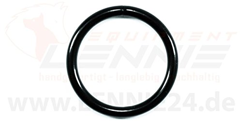 LENNIE 10x Rundring, O-Ring, Stahl, schwarz, Größe: 32 mm (1 1/4