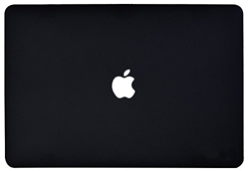 Vinteky Hartschalenhülle für MacBook Pro mit 33,8 cm (13,3 Zoll) A1278, matt, seidenglatt, Schwarz) schwarz schwarz - 3