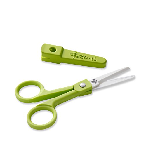 ZoLi Snip Ceramic Food Scissors (15 cm, Green)