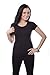 Purpless Maternity Nursing Short Sleeved Scoop Neck Top 7020