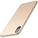 Produktbild for iPhone x/iPhone 10 Hülle, ZUERCONG [Matte Serie] Ultra Slim Cover Case Anti-Fingerabdrücke Anti-Scratch Shockproof Handytasche Hartplastik Schutzhülle für Apple iPhone x 5.8 Zoll, Glattes Gold