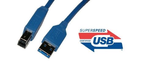 Vivanco zertifiziertes Verbindungskabel USB 3.0 (A-Stecker – B-Stecker, 1,8 m Kabellänge) - 2