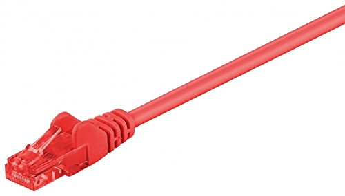 10er Set WireThinX Patchkabel CAT 6, U/UTP, CCA, rot, 2 m