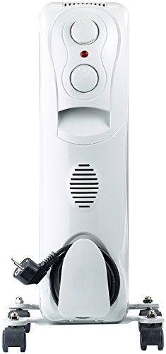 Sichler Haushaltsgeräte Öl-Radiator mit 7 Rippen, Thermostat mit 3 Heizstufen, 1.200 W - 2