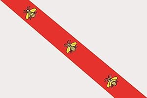 U24 - Adesivo con bandiera Elba, 8 x 5 cm