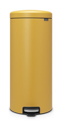 Brabantia Poubelle à Pédale NewIcon Sense of luxury,30 litres - Moutarde