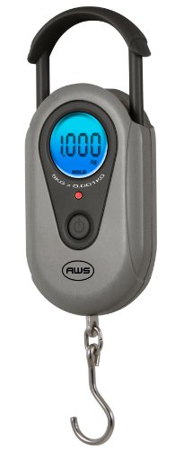 AWS Scale Sr-1kg Gray Digital Hanging Scale, Gray, 1000g X 1 GRAMS