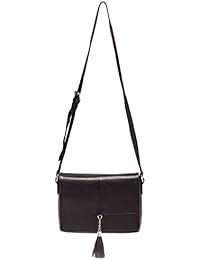 Zero Bolso Bondolera AURELIE, Color: Marrón Oscuro, Tamaño: One Size