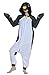 Produktbild Jumpsuit Onesie Tier Karton Kigurumi Fasching Halloween Kostüm Lounge Sleepsuit Cosplay Overall Pyjama Schlafanzug Erwachsene Unisex Grau Pinguin for Höhe 140-187CM