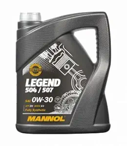 MANNOL 7730 LEGEND 504/507 LONGLIFE ESTER ENGINE OIL SAE 0W-30 API SN ACEA C3 FULLY SYNTHETIC 5 LITRES IMPORTED FROM GERMANY