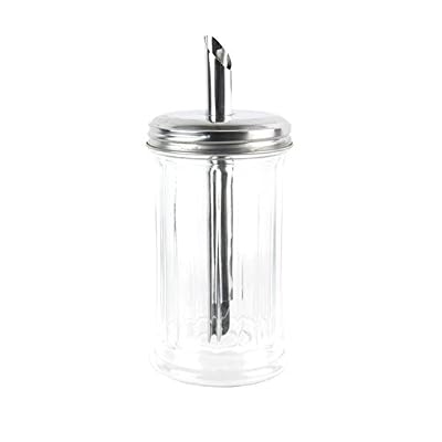 Totally Addict KS9098 Sucrier doseur, Verre, Transparent, 7,5 x 7,5 x 15 cm