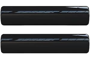 Ultion Sweet Multi-Layer Insulated Squared 12" Letter Box Letterplate - Matching Door Furniture Available (Black)