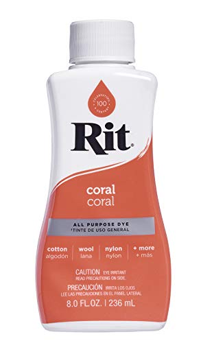 Rit 88660 Fabric Dye, 8 oz, coral