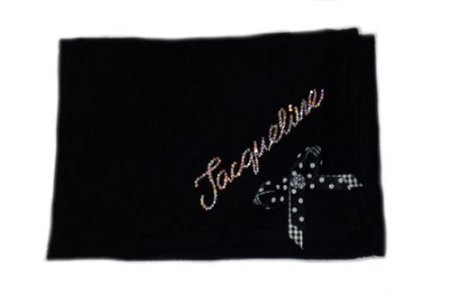 Personalized Extra Soft Fleece Blanket (Black)