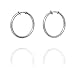 Via Mazzini 316L Stainless Steel Clip-On Silver Nose Ring for Women (1 Pair) RS.299.00