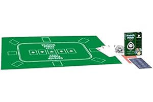 Vier Treff Piatnik Pokerauflage inkl. Pro Poker Spielkarten (1322)