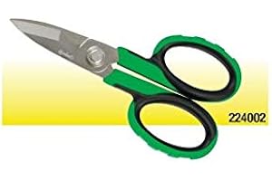 E-ROBUR Ciseaux électriciens coupe-câble - avec encoche - 140mm - manche bi-matière