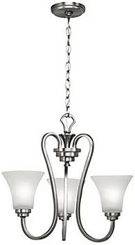 Bang Guilderland 3-Light Brushed Nickel Chandelier