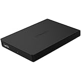 [ 2TB &amp; UASP &amp; SATA3.0 ] Yottamaster Externes Festplatten Gehäuse 2.5 zoll USB 3.0 für 9.5mm 7mm SATA HDD und SSD Windows/Mac/Linux -Schwarz