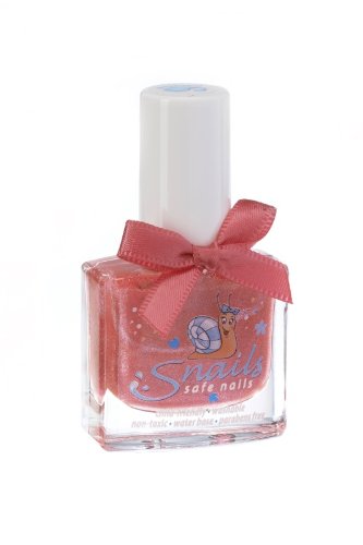 Snails Nagellack für Kinder ungiftig, wasserlöslich 8 Farben (Disco Girl (schimmerndes Pink))