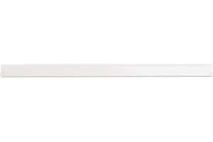 DONAU Uniwersalne szyny zaciskowe / 10 sztuk/szyna zaciskowa DIN A4/4 mm na około 40 arkuszy/listwa zaciskowa do pasków maskujących/klipsów mocujących/tworzywo sztuczne PCW/białe