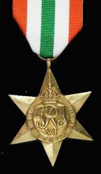 Great Britain British WW2 Italy Star War Medal