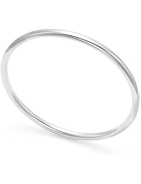 Sterling Silber Armreif–Armreif rund–Größe: 3mm dick x 76mm (70mm Interne Messung). In Geschenkverpackung...