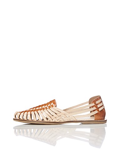 find. Sandalias de Cuero Trenzado Mujer, Varios Colores (Tan / Cuoio), 38 EU