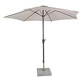 greemotion Sonnenschirm 120277, beiger Solarschirm,...