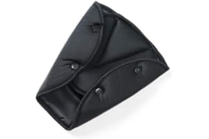 BHYSHOP Car Safe Fit Sicherheitsgurt Stabiler Sicherheitsgurt-Fixierer Justiergerät Fixator (Schwarz)