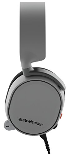 SteelSeries Arctis 3  Auriculares para juego  compatible con las plataformas PC  Mac  PlayStation 4  Xbox One  Nintendo Switch  Android  iOS  VR  color Gris  Slate Grey 