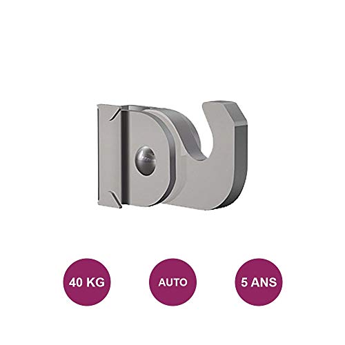 NEWLY - Gancho autobloqueante para Varilla de Bloqueo, 40 kg (4 x 4 mm)