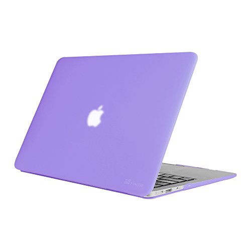 Fintie MacBook Air 13 Hülle - Ultra Slim Hochwertige Matt Gummierte Hartschale Tasche Schutzhülle Snap Case für Apple MacBook Air 13.3 Zoll (A1466 / A1369) , Helles Lila