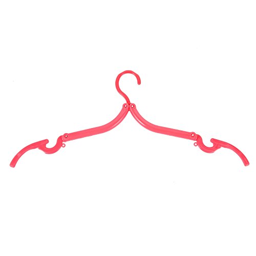 12 zusammenklappbare faltbare Kleiderbügel für Reise, Outdoor, Camping - 5